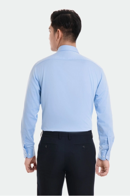 Áo sơ mi nam dài tay công sở vải sợi tre Thái Hòa 23ASM-993