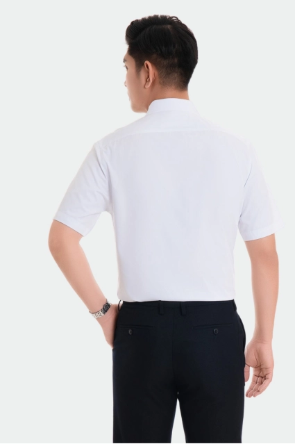 Áo sơ mi nam ngắn tay công sở vải sợi tre Thái Hòa 23ASM-990