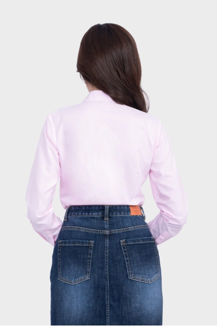 Áo sơ mi nữ form ôm công sở dài tay vải sợi tre cao cấp Thái Hòa ASW0101-R10