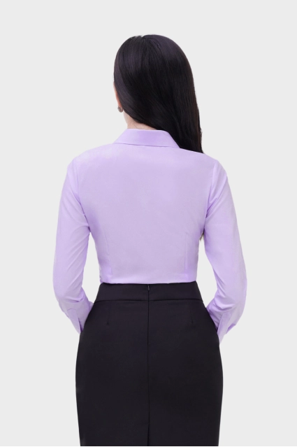 Áo sơ mi trắng nữ dài tay công sở Thái Hòa cotton cao cấp 23ASW-102