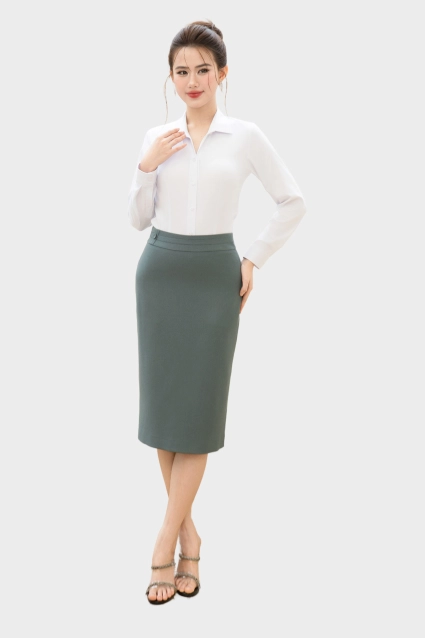 Chân Váy Nữ Dáng Bút Chì Công Sở Thời Trang Nhiều Màu Thái Hoà 25CVW-261