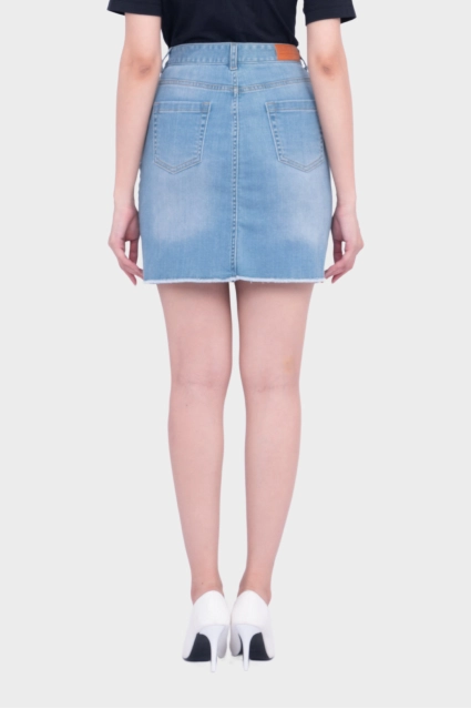 Chân Váy Jean Công Sở Dáng Ngắn 23CJW-101