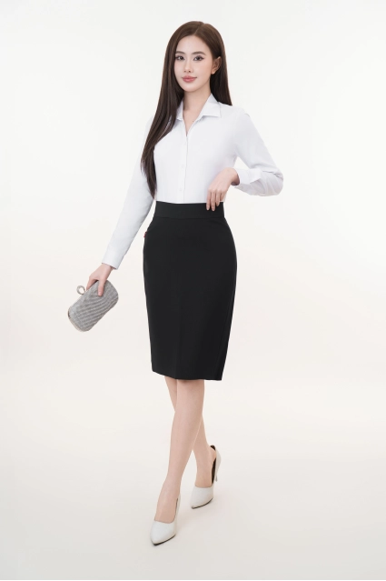 Chân Váy Nữ Dáng Dài Kiểu Bút Chì Công Sở 24CVW-258